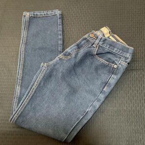 Vintage Genes Jeans Mens 28x29 Blue Regular Straight Medium Wash Denim Pants